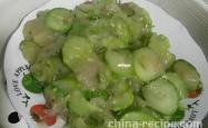 Method of making starch cucumber