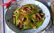 The method of making fragrant dried celery