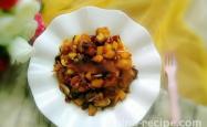 The recipe for spicy potato chicken chunks