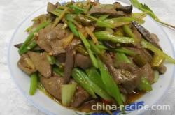 The method of making pickled pork liver with pickled peppers