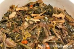 The recipe for Hakka cuisine dry pot