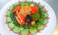 The method of cooking beef tripe with garlic