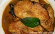 The recipe for braised mackerel fillet