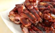 Method for making rice cooker honey sauce char siu