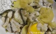 Preparation of sauna apple fish