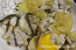 Preparation of sauna apple fish