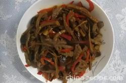 The recipe for beef tea mushroom