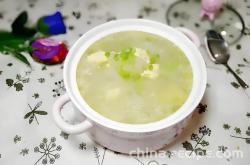 The recipe for winter melon and egg soup