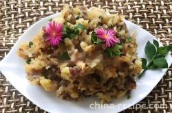 The recipe for beef and mashed potatoes