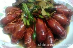 The recipe for beer crayfish
