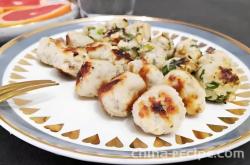 How to make apple chicken balls