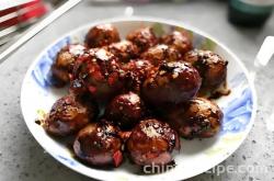 The recipe for spicy small potatoes
