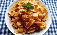 The recipe for spicy cumin dried tofu