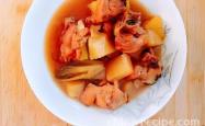 The recipe for braised chicken legs with potato chunks