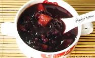 Practice of Black Rice, Red Bean and Apple Congee