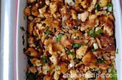 The method of making fried tofu shreds
