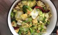 The recipe for stir frying beef heart vegetables