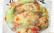 The method of making Golden Garlic Silk Melon Gu