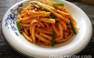 The method of making homemade pickled bamboo shoots