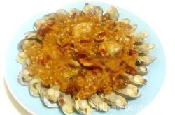 The recipe for garlic clams