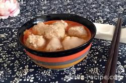 How to make tomato Rice-meat dumplings soup