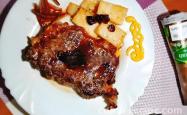 The recipe for making Yam Western Cold Beef Chop