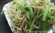 Recipe for Shredded Pepper and Potato