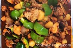 The method of making homemade large plate chicken