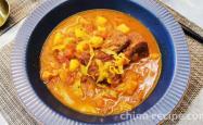 Method for making large chunks of beef and borscht soup