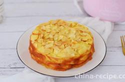The recipe for apple layered cake