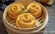 How to make pumpkin rose Mantou