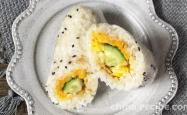 The practice of super luxury Rice and vegetable roll