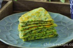 Practice of chrysanthemum egg cake