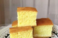 The recipe for French sponge cake