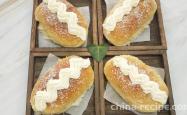 The recipe for coconut cream bread