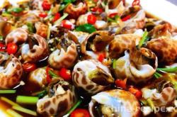 The method of making water soaked flower snails