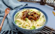 Pickled Chinese cabbage and Shredded Pork Noodles