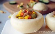 The method of steaming corn bowl