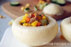 The method of steaming corn bowl