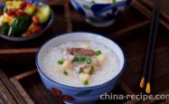 How to make scallops and ribs Congee