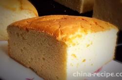 The recipe for creamy chiffon cake
