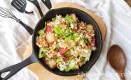 The recipe for braised pork with cabbage and rice in a pot