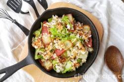 The recipe for braised pork with cabbage and rice in a pot