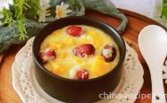 How to make red dates and pumpkin Congee