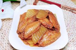The recipe for potato chips and chicken wings