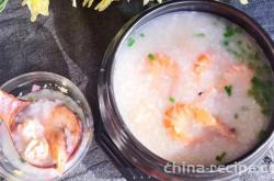 How to make fresh shrimp Congee in casserole