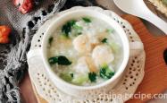 How to make vegetable shrimp Congee