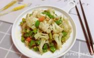 The recipe for making salt and pepper cauliflower