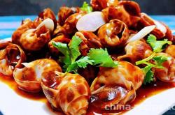 The recipe for spicy flower snails