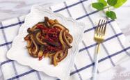 The recipe for spicy and explosive dry stir fried beef tripe